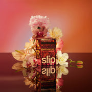 Slipsilk Pixie Super Set Silk Scrunchies, 22 Momme Mulberry Silk, 7 Count, Black Rose Leopard Rose Gold Pink White