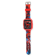 Marvel SPD7060WM Spider Man iTime Unisex Touchscreen Smart Watch with Silicone Strap, Red Case, 42mm