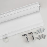 Mainstays MS120068704419 Blackout Slow Release Roller Shade, 1-Piece, White, 34