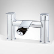 Signature Hardware 406718 Pagosa Deck Mounted Tub Filler Faucet, Chrome