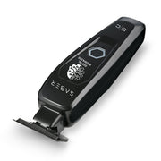 StyleCraft Precision Saber Professional Hair Trimmer, Cordless Battery-Powered, Full Metal Body, Digital Brushless Motor, Black, SC403BP