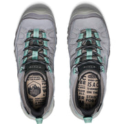 KEEN 1028992 Targhee IV Waterproof Hiking Shoes for Ladies - Alloy/Granite Green - 8.5M