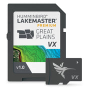 Humminbird LakeMaster Premium VX Digital Map Chart Card - Great Plains