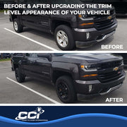 Coast2Coast IWCIMP392BLK Impostor 18 Inch 5 Spoke Gloss Black Wheel Skins Set of 4