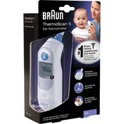 Braun IRT6500US Thermoscan 5 Ear Thermometer With Exactemp Technology - White