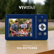 Vivitar PopCam America 250 Digital Camera - USA Celebration Edition, Old Glory Blue, 48MP Camera with Full HD 1080P Video
