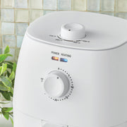 Mainstays 2.2 QT Air Fryer with Adjustable Temperature Control, Automatic Shutoff, Arctic White