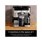 Ninja ES601 Luxe Caf Premier Series 3-in-1 Espresso & Coffee System with Grinder, Cold Brew, and Barista Assist