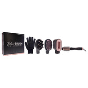 The Beachwaver Co. Blow Brush Hair Dryer & Styling Brush with Ionic Technology, 4 Interchangeable Heads, 3 Heat Settings, 2 Speeds, 360 Swivel Cord, Midnight Rose