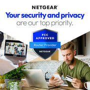 NETGEAR Nighthawk RS600 Tri-Band WiFi 7 Router, 18 Gbps Wireless Speed, 10 Gig Internet Port, Covers 3,300 sq. ft., Supports 150 Devices, Black