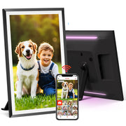 Nusican N-157K Frameo WiFi Digital Picture Frame with LED Light