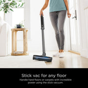 Shark WS642  WANDVAC System Pet Ultra-Lightweight Cordless Stick Vacuum with PowerFins brushroll & Charging Dock - Steel Grey