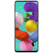 SAMSUNG STSAS515DCPWP Galaxy A51 128GB ROM Prepaid Smartphone, Prism Crush Black - StraightTalk/TracFone