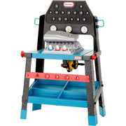 Little Tikes 660931EUC 2-in-1 Buildin' to Learn Motor/Wood Shop Auto & Wood Workshop with 50+ Realistic Accessories, Kids 3+