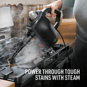 Hoover Corded Handheld Steamer Steam Cleaner with 5 Specialized Tools, Spill-Proof 8.5 oz Reservoir, Compact Design, 16 ft Cord, WH25010
