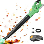 WORKPROX Leaf Blower Cordless, 20V Electric Blower with 4.0Ah Type-C Charging Battery, LED Display, 138MPH Air Speed, 170CFM Airflow, Lightweight Handheld WX125309AE