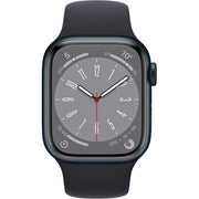 Apple Watch Gen 8 Series 8 Cell 45mm Midnight Aluminum - Midnight Sport Band MNVL3LL/A