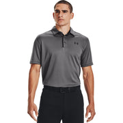 Under Armour Tech Short-Sleeve Polo - Graphite/Black - 3XL