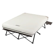 Coleman Queen Airbed Cot with Side Tables and 4D Battery Pump