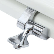 BEMIS STA-TITE Elongated Closed Front Toilet Seat in White-1526CH 000