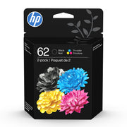 HP N9H64FN#RFD 62 Original Black & Tri-Color Ink Cartridge Combo Pack for HP ENVY & Office Jet Printers