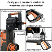 FOTING KLC-PROC 5000 PSI at 3.3 GPM 14 Amps Corded Electric Pressure Washers, Quick Connect Tips