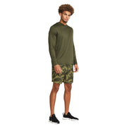 Under Armour Shorebreak 2-in-1 Boardshorts for Men - OD Green/Hushed Green/Baroque Green - L