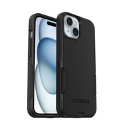 OtterBox Commuter Series Phone Case with MagSafe, Dual-Layer Shock Absorbent Protection, Black, Compatible with Apple iPhone 16e 15 14 13, 77-99665