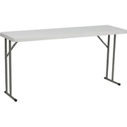 Flash Furniture rb-1860-gg Granite White Plastic Folding Training Table