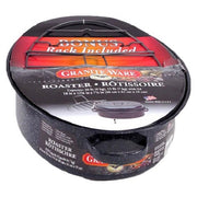 Granite Ware 509-2 18-lb Oval Roaster with Lid, Black