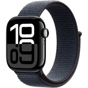 Apple Watch Gen 10 Series 10 Cell 42mm Jet Black Aluminum - Ink Sport Loop MWX83LW/A
