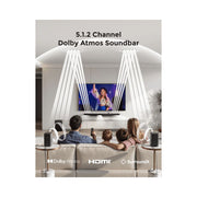 Ultimea Skywave F40 Boom SE 5.1.2 Channel Sound Bar with Dolby Atmos, 460W Peak Power, Black