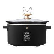 Beautiful 19163 6 Qt Programmable Slow Cooker, Black Sesame