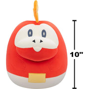 Jazwares Squishmallows Fuecoco Pokmon Plush, 10-Inch, Ultra-Soft Polyester, Medium Stuffed Animal SQPK00056