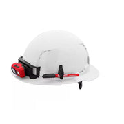 Milwaukee 48-73-1221 BOLT White Type 1 Class C Full Brim Vented Hard Hat with 6-Point Ratcheting Suspension