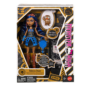 Mattel Monster High Robecca Steam Collectible Doll with Diary, Doll Stand, Pet Penguin, Multicolor, JHK59
