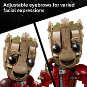 LEGO Marvel Ravager Jumpsuit Groot Posable Figure, 604 Pieces, Ages 10+, 6588673