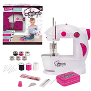 Sew Amazing Kids' Sewing Machine Kit for Beginners, Safe Design, Dual Power, Includes Accessories, Age 8+, 11441775