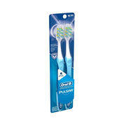 Oral-B Pulsar Medium Bristle Manual Toothbrush, 2 Count - Material: Nylon