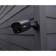 Reolink NVS8-8MB4 Advantage Series 8-Channel 4K PoE NVR Security Camera System, 4 x 8MP Bullet Cameras, Two-Way Audio, 2TB Storage, Black and White