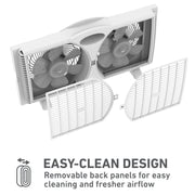 Holmes 9 Inch Digital Window Fan with Programmable Thermostat, Remote Control, Reversible Twin Blades, White, 14549