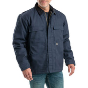 Berne Heritage Twill Chore Coat, Durable Polyester-Cotton Blend, Heavyweight Insulation, Navy, XX-Large Tall, CH414