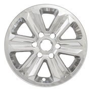 Multiple Manufactures Impostor 17 Inch Chrome-Plated ABS Plastic Wheel Covers, 6 Spoke, Snap-On, Set of 4