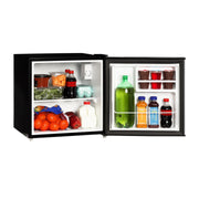 Mainstays MS953619315305 1.7 Cu. ft. Single Door Mini Refrigerator, Stainless Steel Look