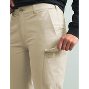 Huk Next Level Women's Fishing Pants, Quick-Drying, Four-Way Stretch, UPF 30+ Sun Protection, Durable Water-Repellent, Khaki, Small, H6200068