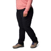 Columbia Leslie Falls II Womens Hiking Pants, Stretch Nylon-Elastane, Omni-Shield Water Repellent, Black, Size 4, Mid-Rise, Straight Leg, Cargo Style, 208708