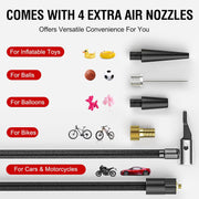 Dyeetic D18 Jump Starter with Air Compressor, 3500A Peak Current, 150PSI Tire Inflator, Portable Car Battery Booster, Lithium-Ion