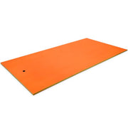 Costway 3-Layer Floating Water Pad 12' x 6' Orange