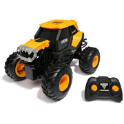 Monster Jam JCB DIGATRON Remote Control Truck, 1:15 Scale RC Monster Truck with 2.4GHz Full-Function Controller, Indoor/Outdoor, Official Vehicle for Kids Ages 4+