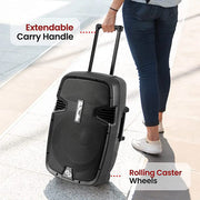 Pyle PPHP1299WU.5 1000W Active Powered Wireless Bluetooth Outdoor Speaker (Black)